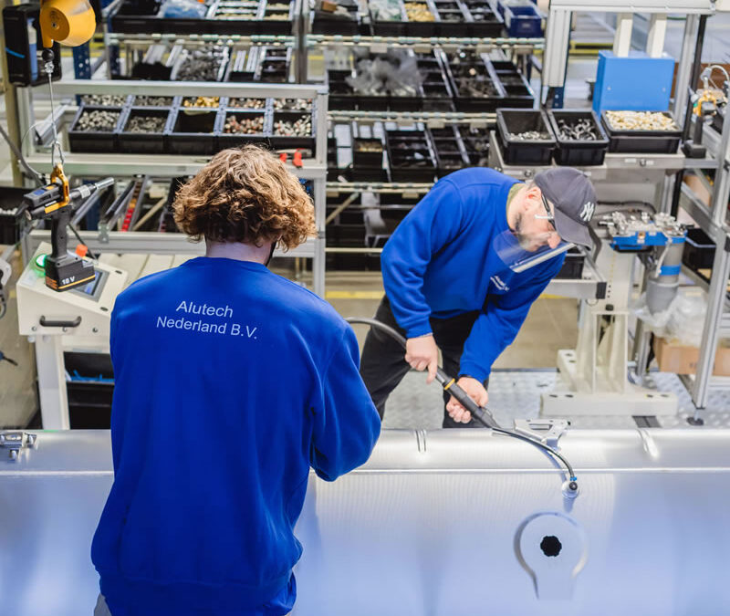 One-Piece-Flow Assemblage SAG Alutech